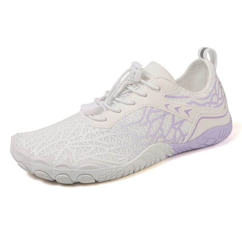 Breathable Light non-slip barefoot shoes White/Purple (Unisex)