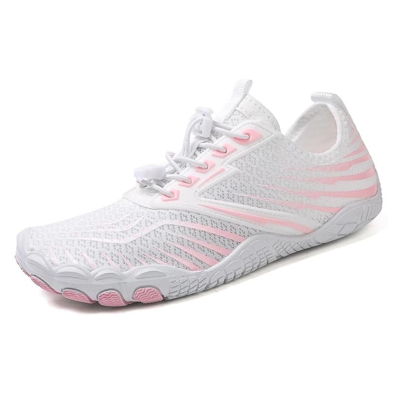 Breathable Light non-slip barefoot shoes White/Pink (Unisex)