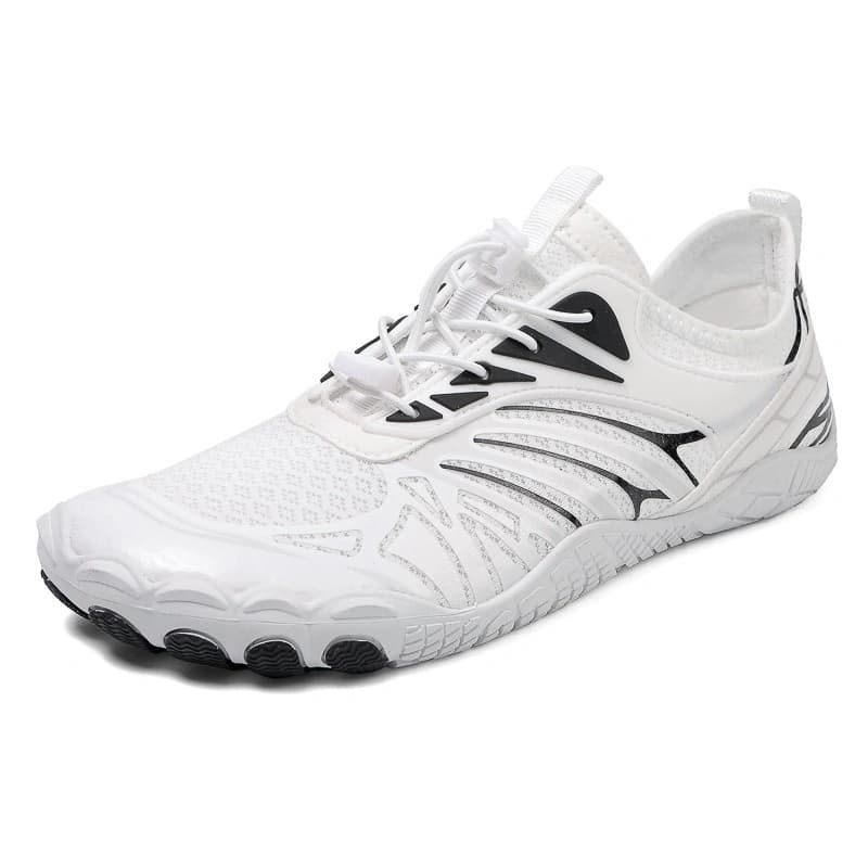 All-Terrain Light Non-Slip Barefoot Shoes White/Black (Unisex)