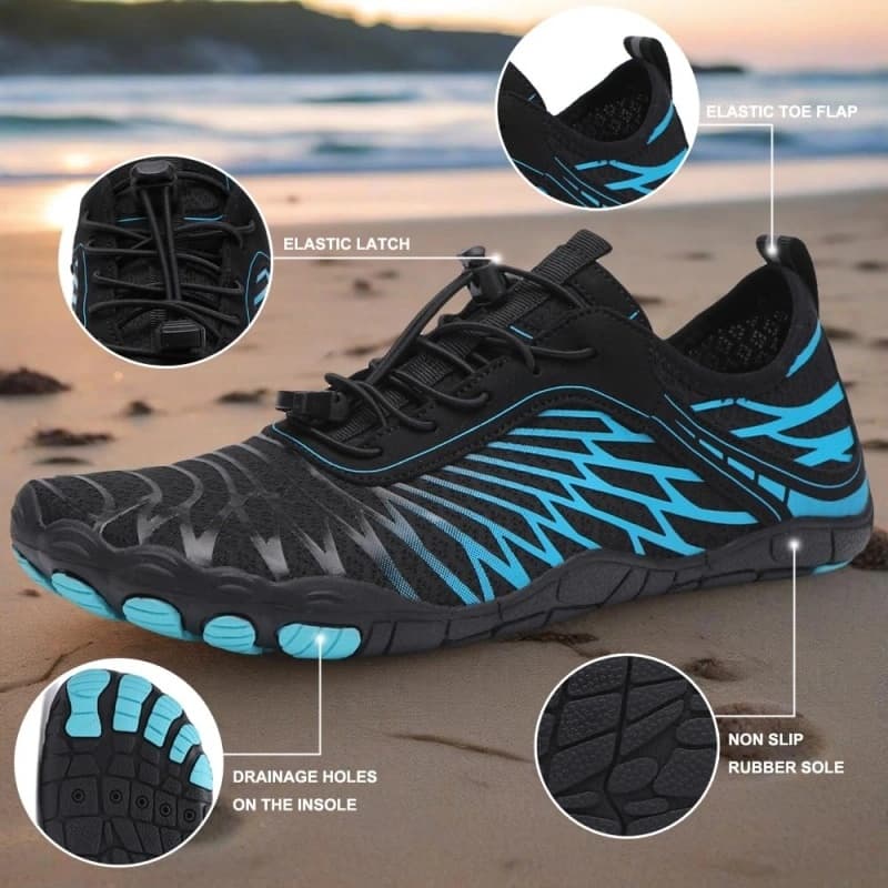 All-Terrain Breathable non-slip barefoot shoes Black (Unisex)
