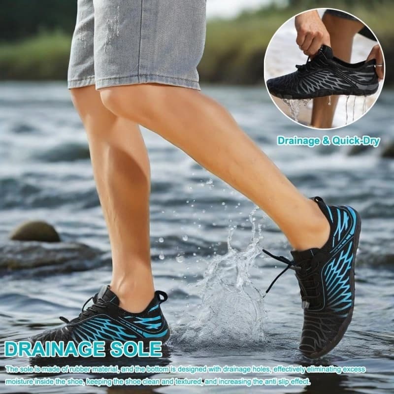 All-Terrain Breathable non-slip barefoot shoes Black (Unisex)
