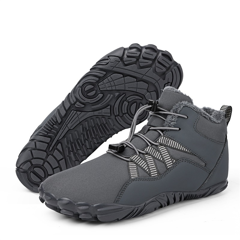 Breathable Light non-slip Winter Barefoot Shoes Gray (Unisex)